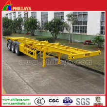 3 Axle Skeleton Frame Semi Trailer for Transportation